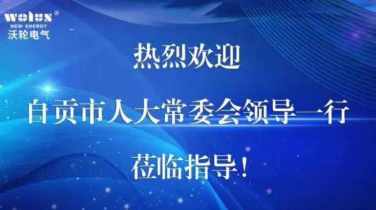 【領導關懷】自貢市人大常委會黨組成員、機關黨組書記古榮華一行蒞臨沃輪電氣調研指導工作